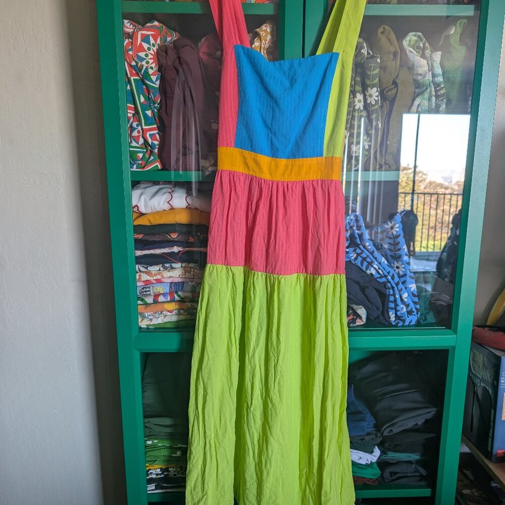 Rachel Antonoff Hannah Maxi Dress in Highlighter - Picture 3 of 4